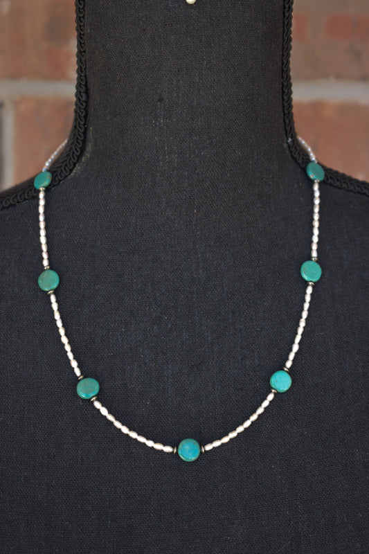 Turquoise & Fresh Water Pearls