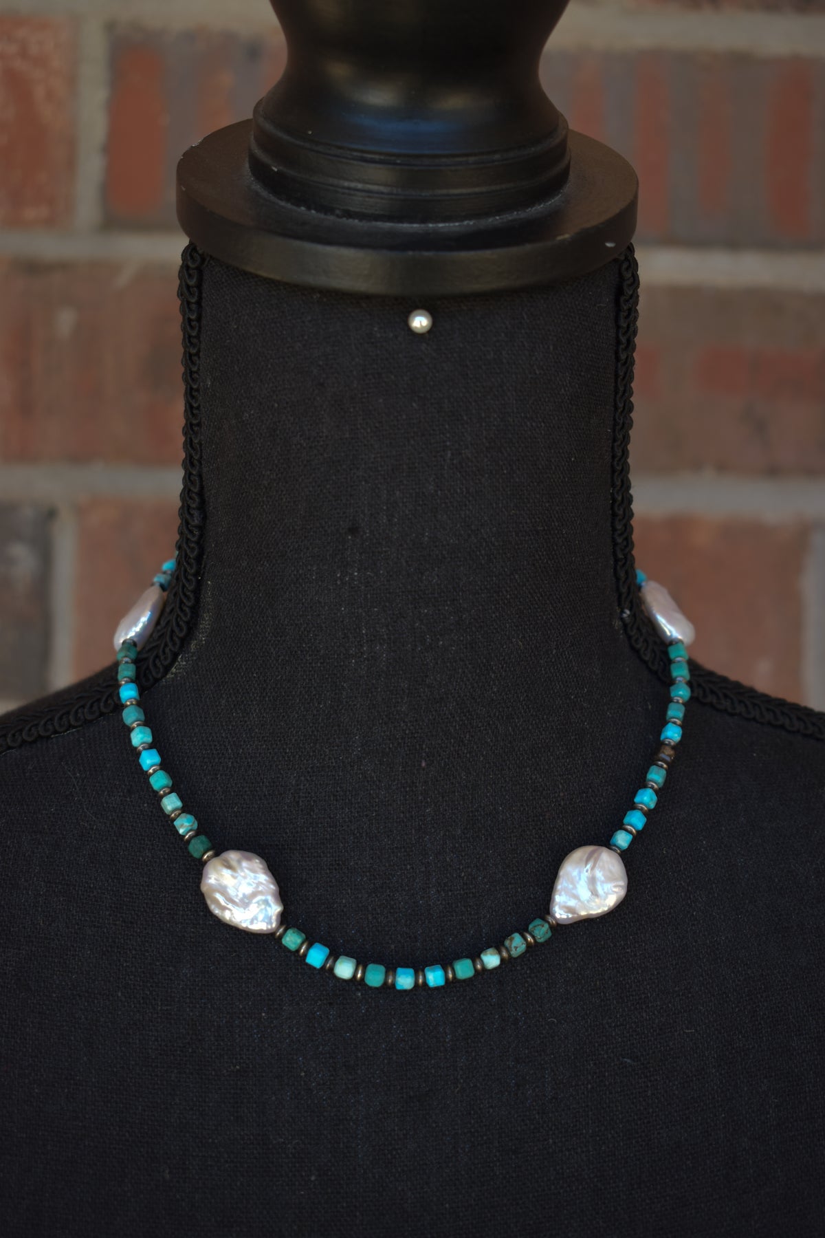 Turquoise & Fresh Water Pearls