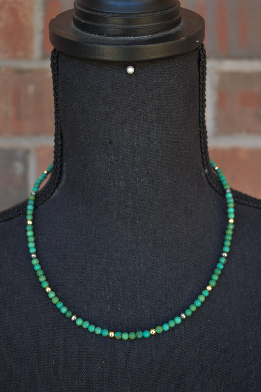 Turquoise & Gold & Silver
